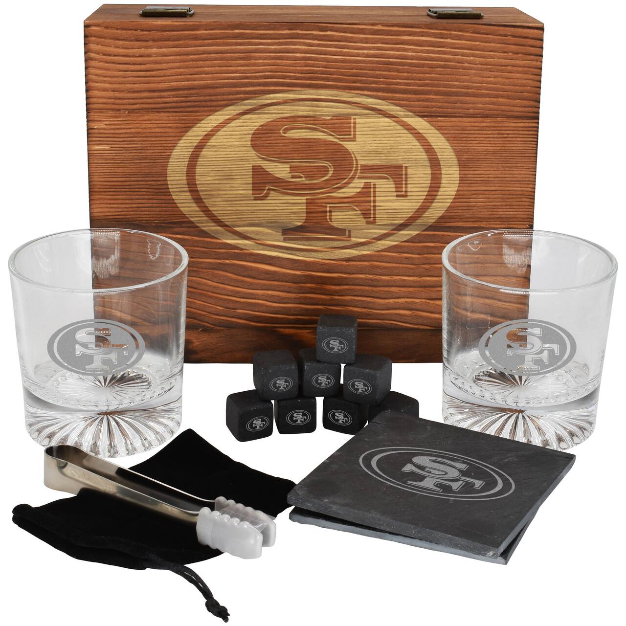 The Memory Company NFL Boxed Drinkware Set with Coasters